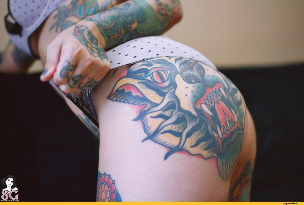 Ass tattoo. #91932198