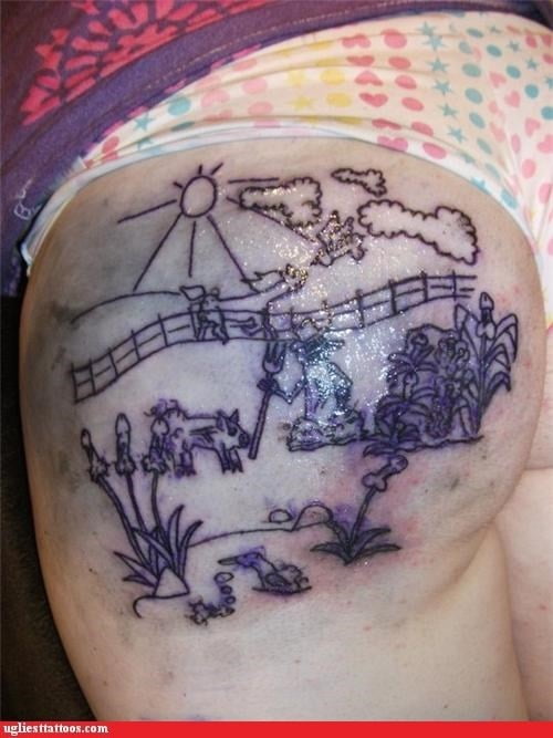 Arsch Tattoo.
 #91932207