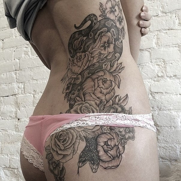 Ass tattoo. #91932285