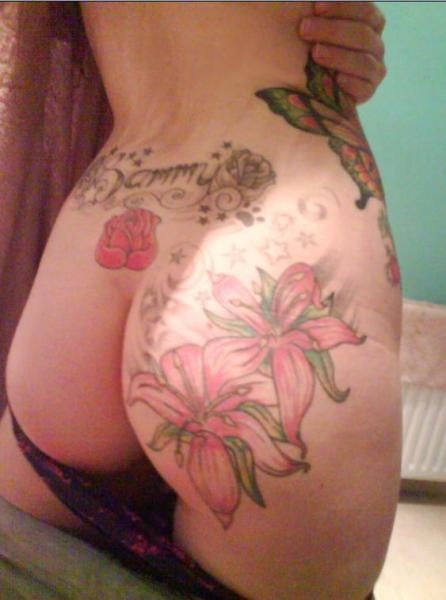 Ass tattoo. #91932291