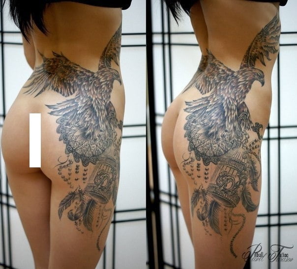 Ass tattoo. #91932303