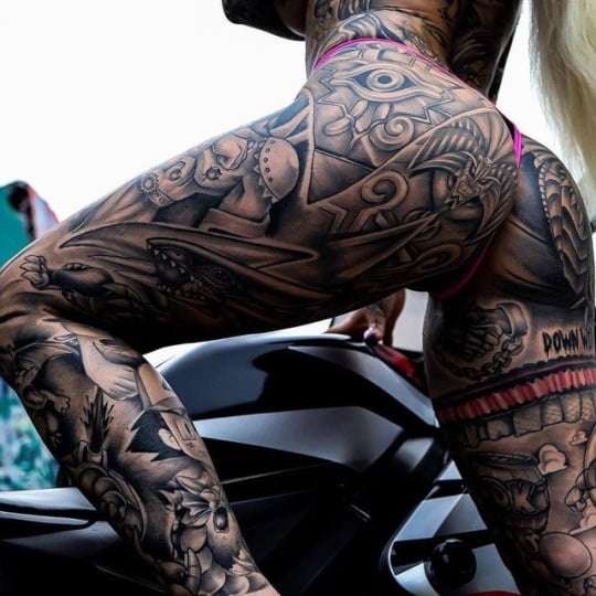 Tatuaje de culo.
 #91932315