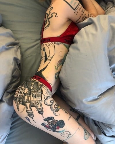 Ass tattoo. #91932381