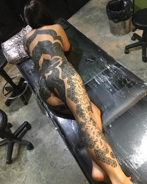 Ass tattoo. #91932429