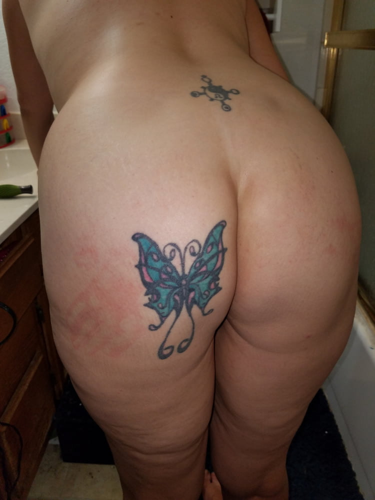 Ass tattoo. #91932569