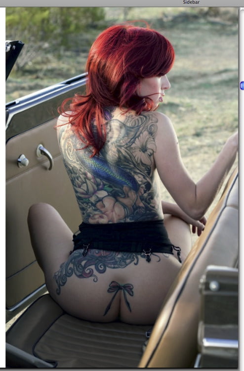 Ass tattoo. #91932653
