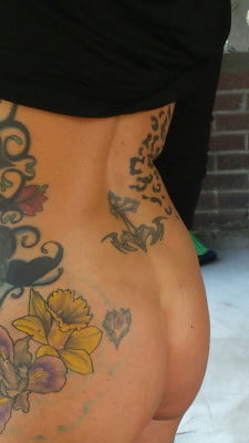 Ass tattoo. #91932667