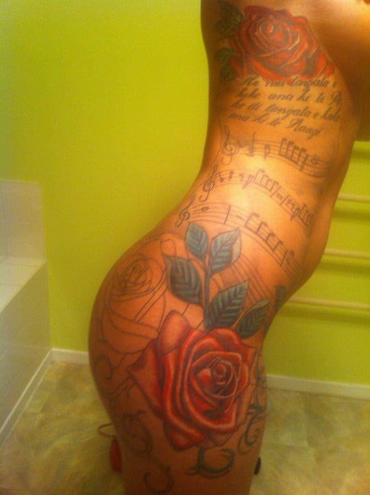 Ass tattoo. #91932712