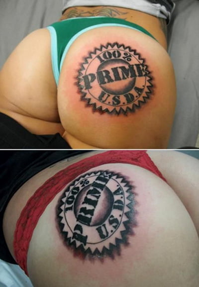 Ass tattoo. #91932767