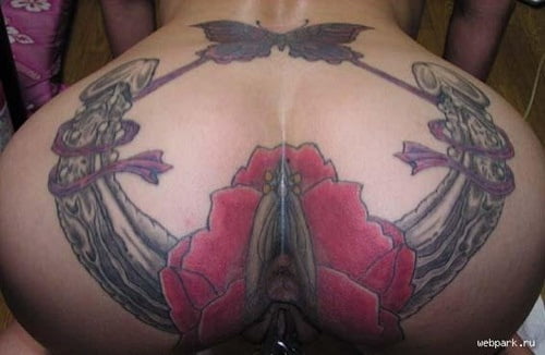 Ass tattoo. #91932944