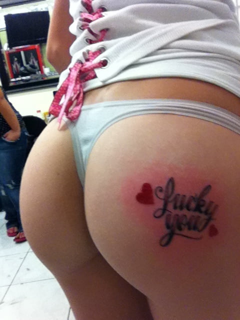 Ass tattoo. #91932961