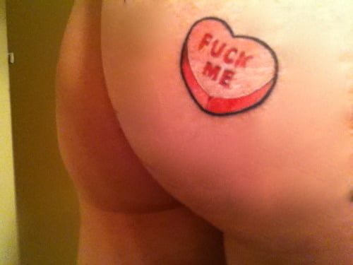 Ass tattoo. #91932969