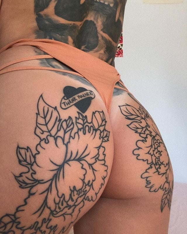 Ass tattoo. #91933010