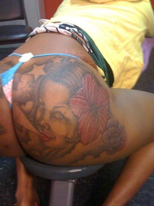 Ass tattoo. #91933054