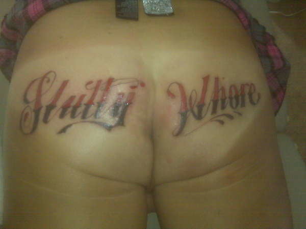 Ass tattoo. #91933063