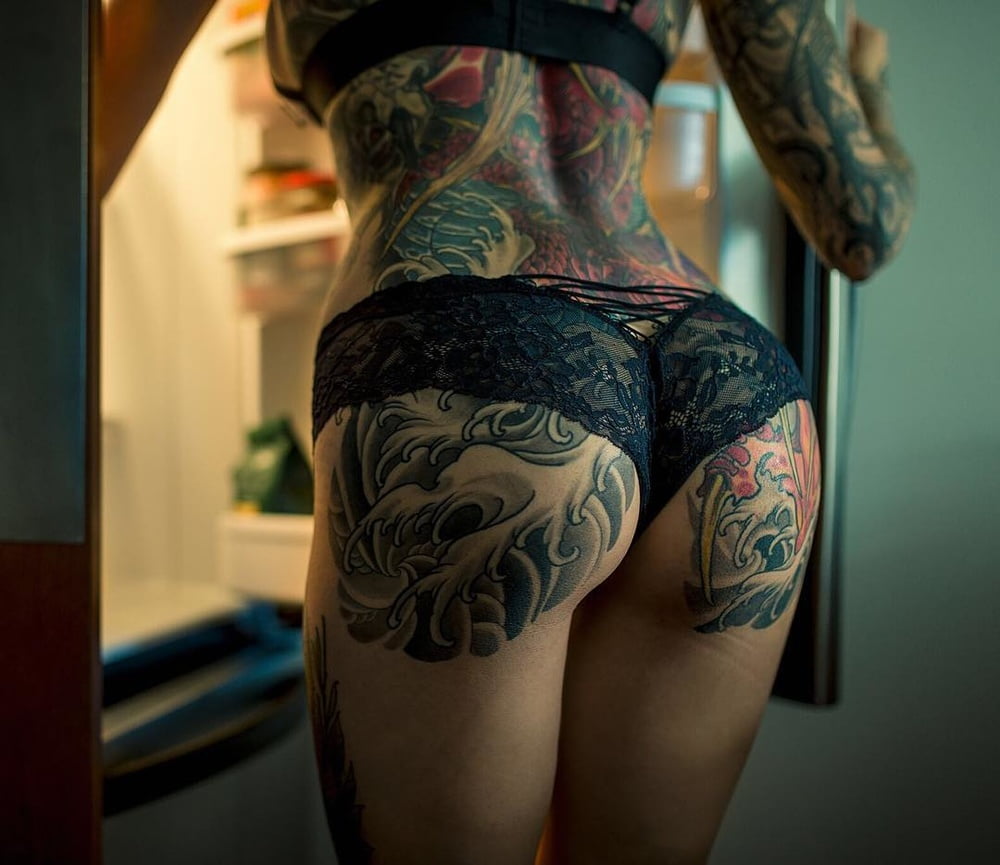 Ass tattoo. #91933088