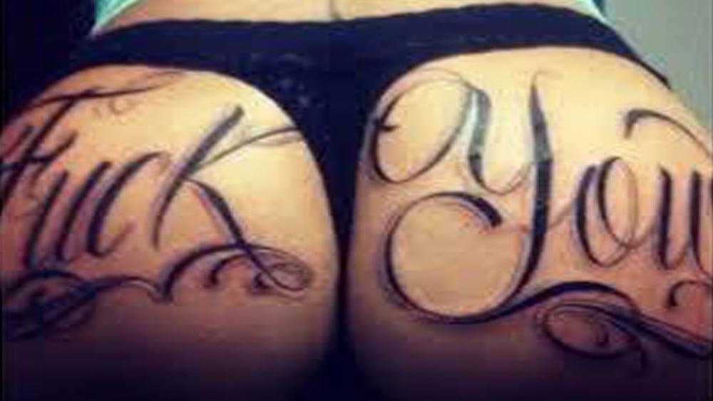 Ass tattoo. #91933110