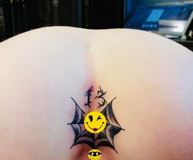 Ass tattoo. #91933115