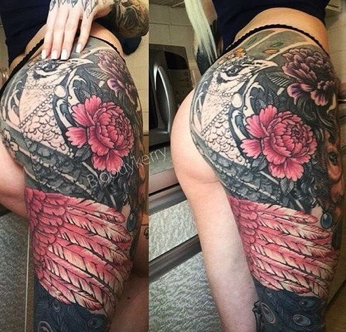 Ass tattoo. #91933155
