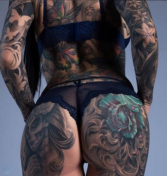 Ass tattoo. #91933164