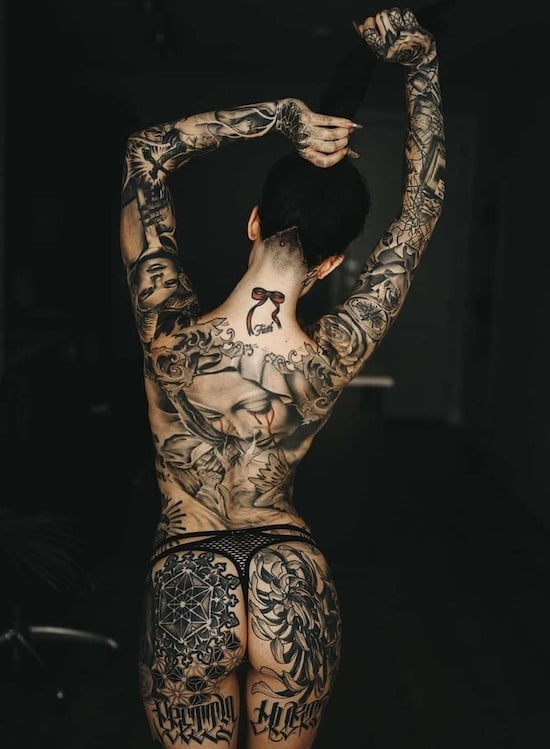 Ass tattoo. #91933181