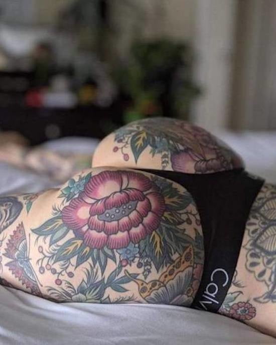 Ass tattoo. #91933187