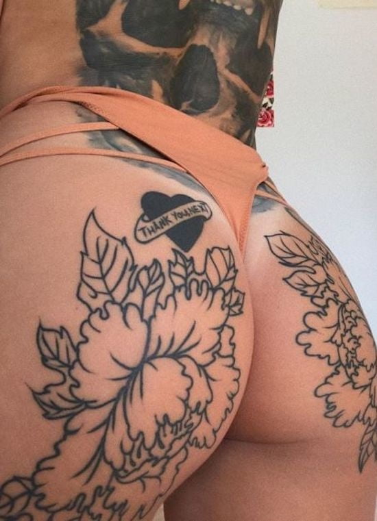Ass tattoo. #91933191