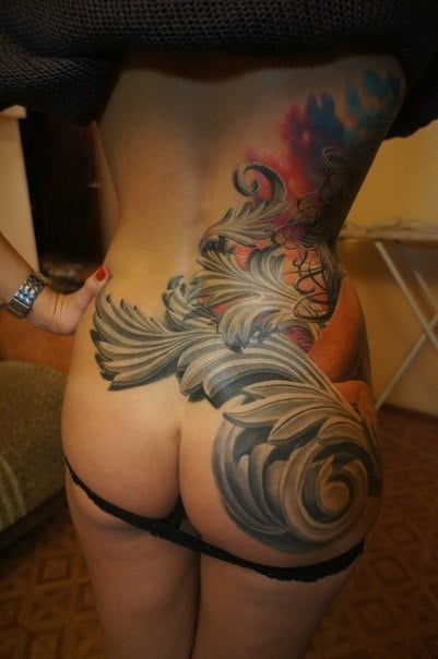 Ass tattoo. #91933207