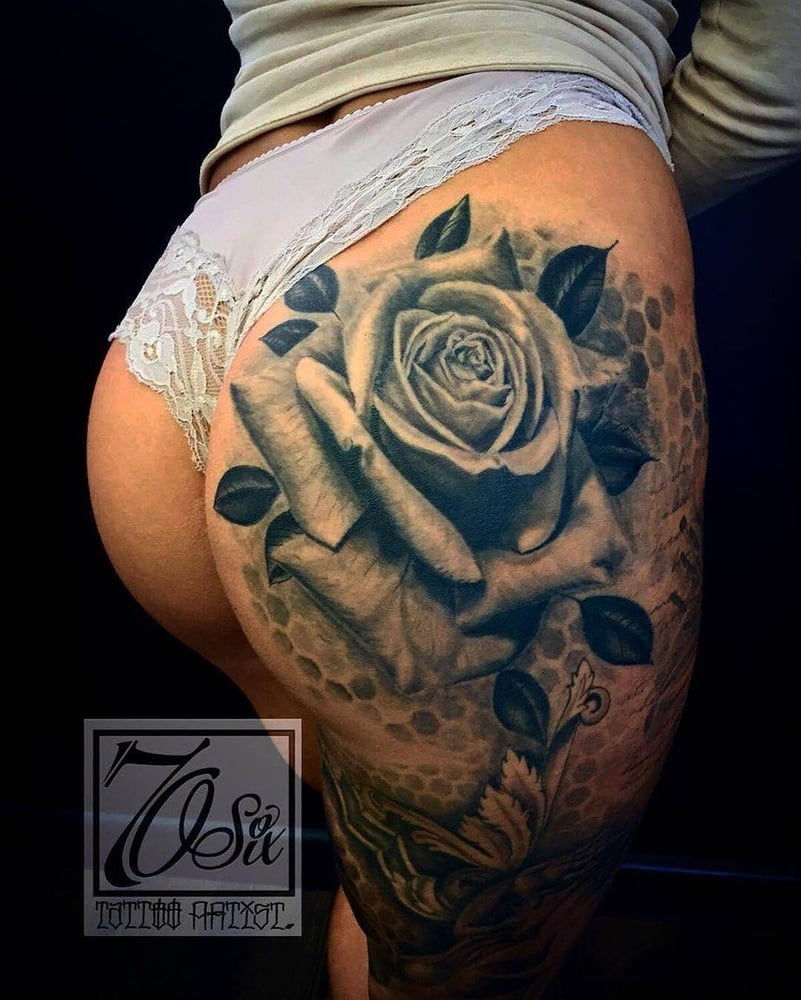 Ass tattoo. #91933208