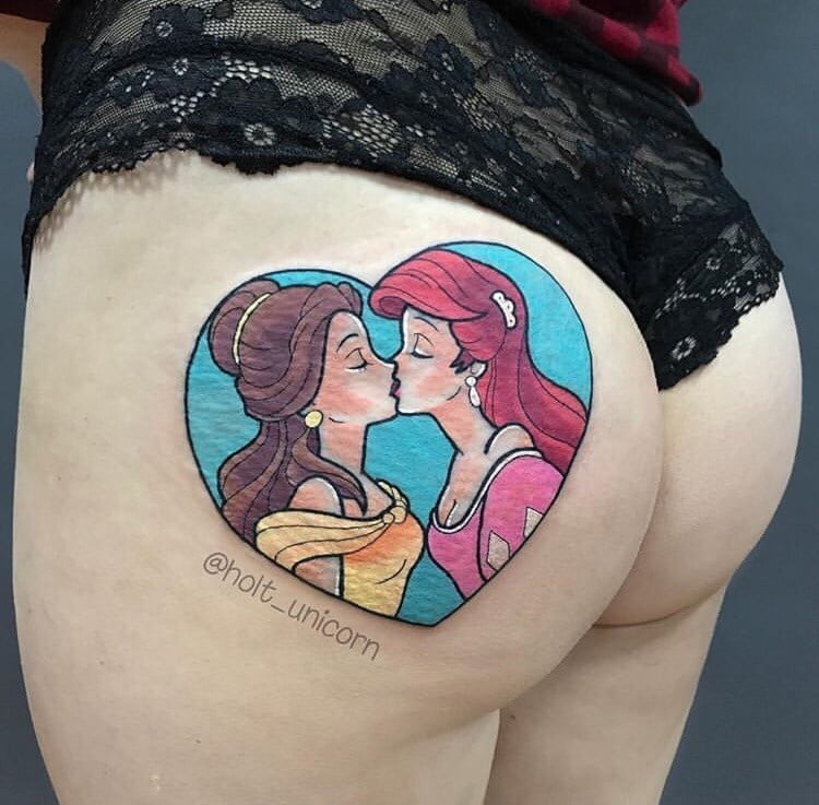 Ass tattoo. #91933219