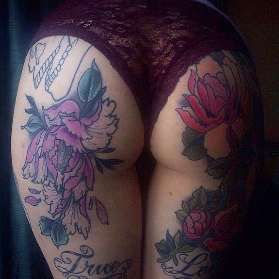 Ass tattoo. #91933294