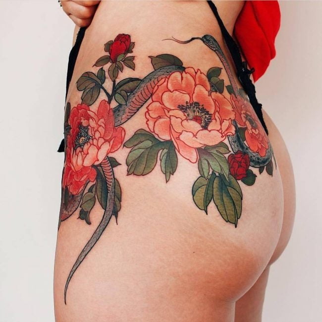 Ass tattoo. #91933300