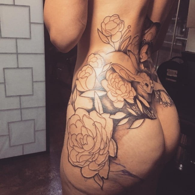 Ass tattoo. #91933306