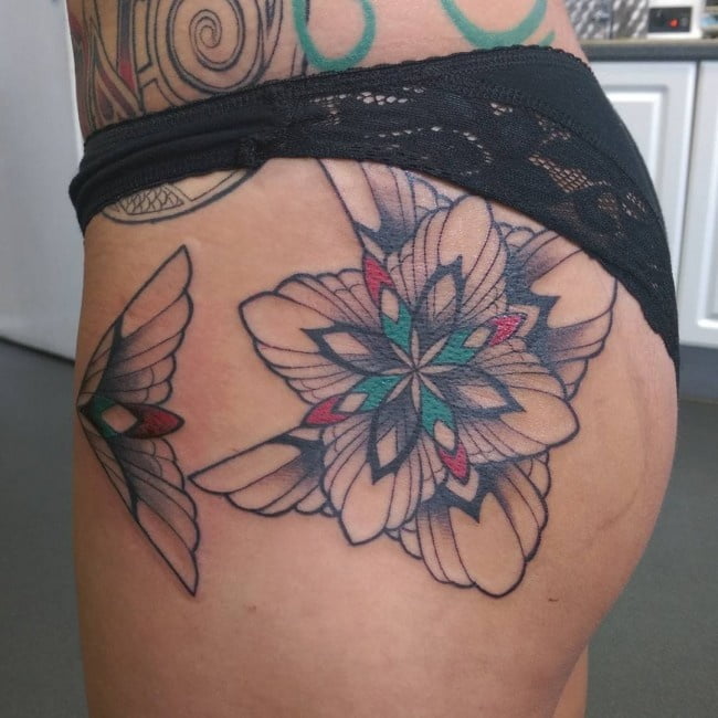 Ass tattoo. #91933309