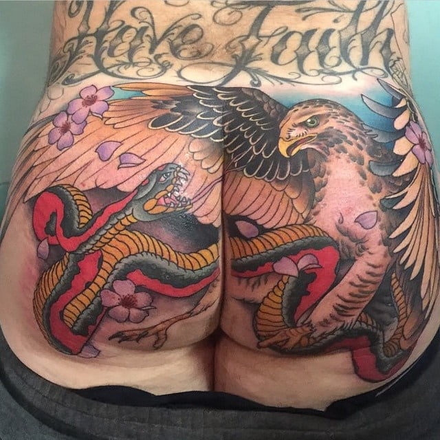 Ass tattoo. #91933311