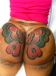 Ass tattoo. #91933314