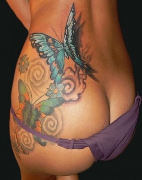 Ass tattoo. #91933315