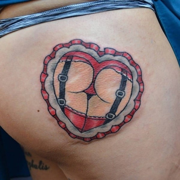 Ass tattoo. #91933316
