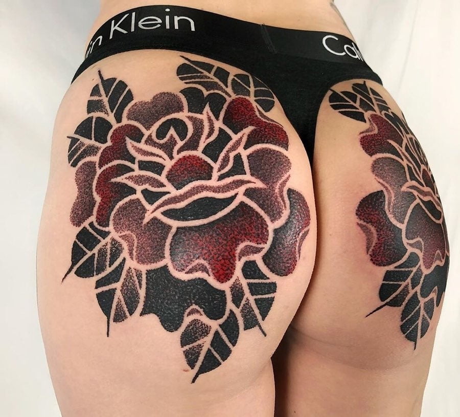 Ass tattoo. #91933352