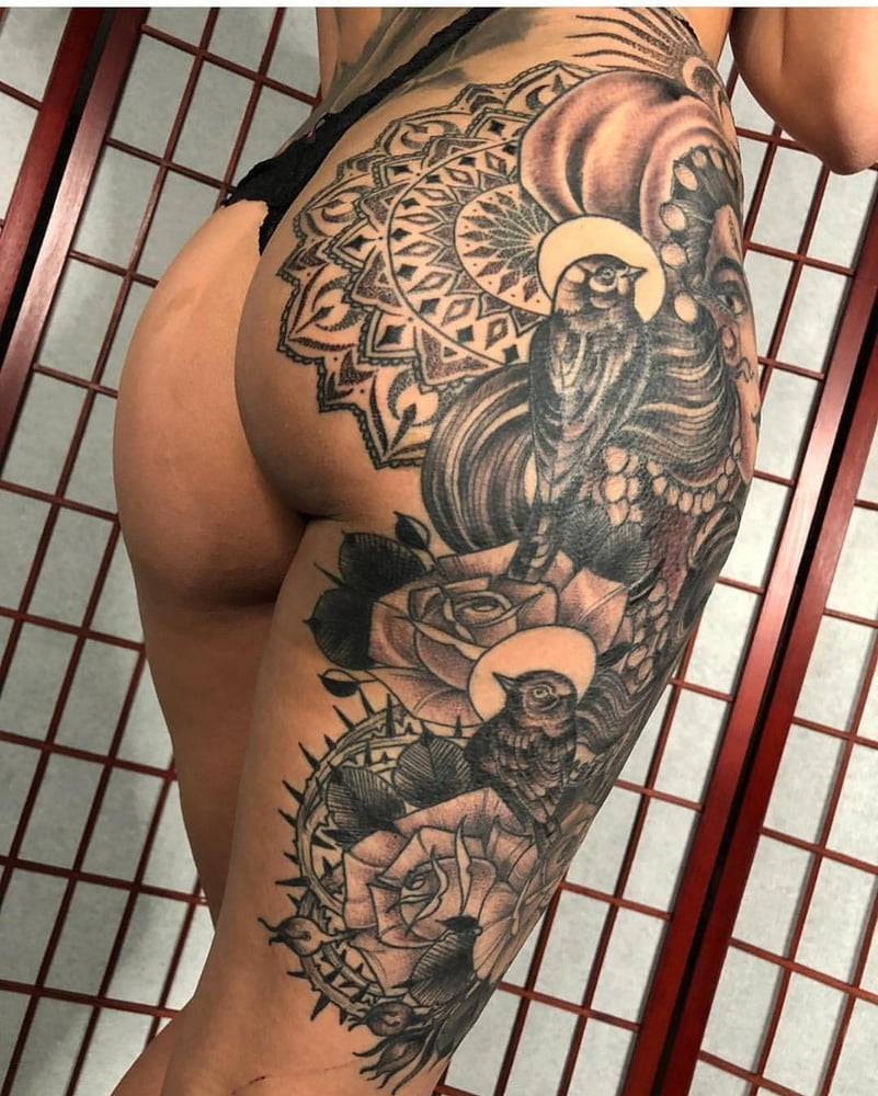 Ass tattoo. #91933358