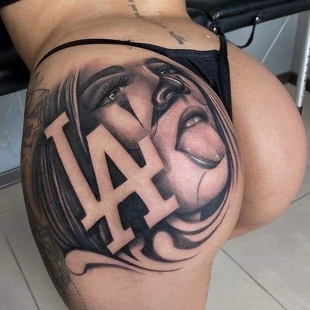 Ass tattoo. #91933389