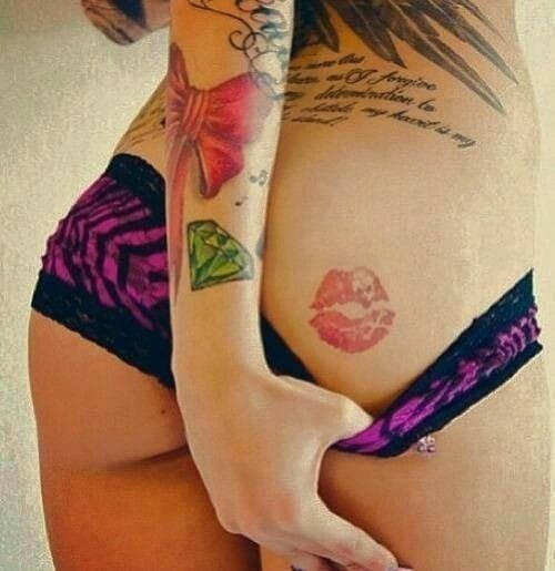 Ass tattoo. #91933472