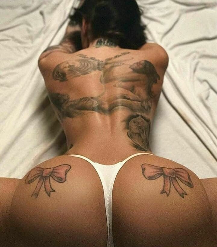 Ass tattoo. #91933557