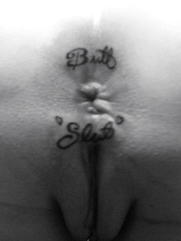 Ass tattoo. #91933574