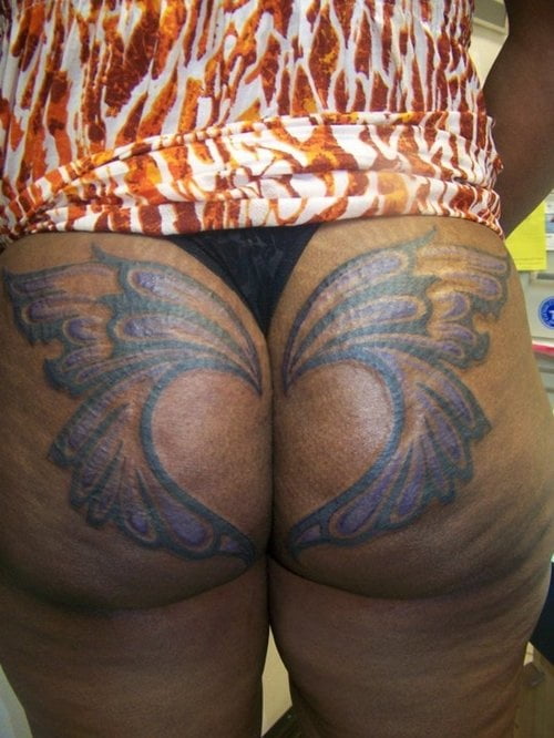 Ass tattoo. #91933582