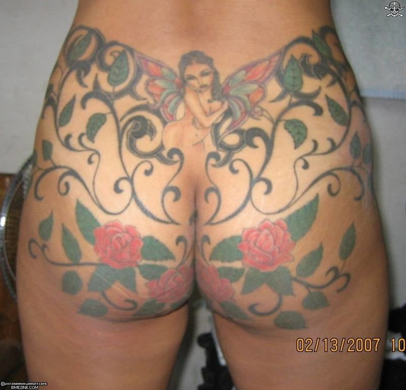 Ass tattoo. #91933587