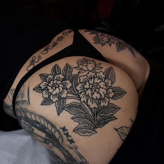 Ass tattoo. #91933601