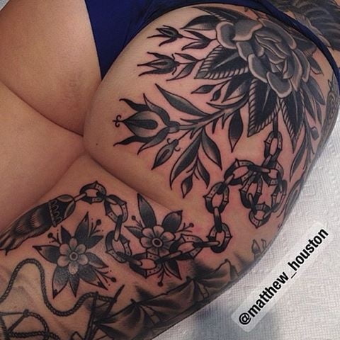 Ass tattoo. #91933606