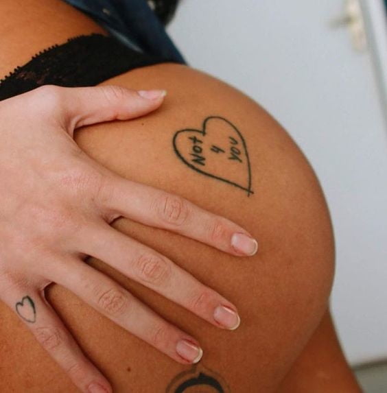 Ass tattoo. #91933615