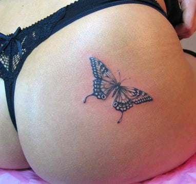 Ass tattoo. #91933622